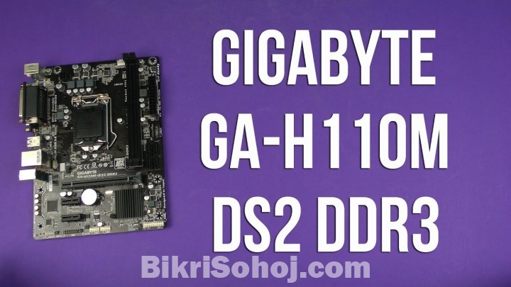 Gigabyte H110M-DS2 DDR3 LGA1151 - 6th Generation MotherBoard